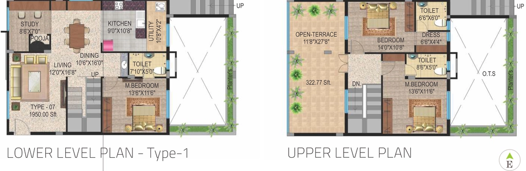 3 BHK Duplex in Neev Stone Oaks in Hosa Road, Bangalore - Image 921986