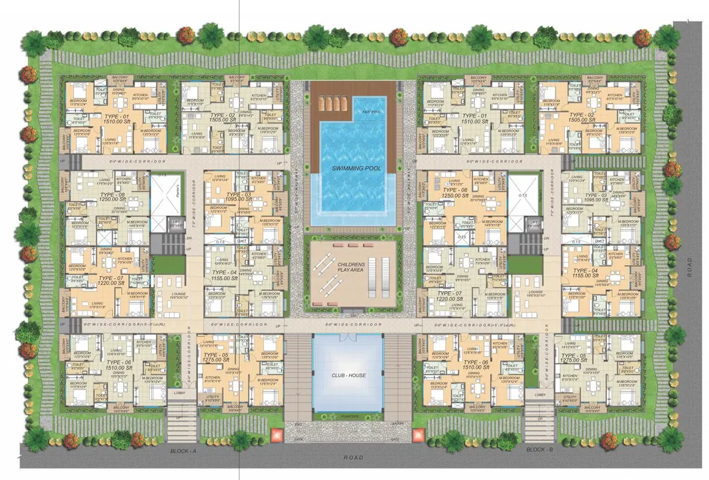 Master Plan of Neev Stone Oaks in Hosa Road, Bangalore - Image 411906