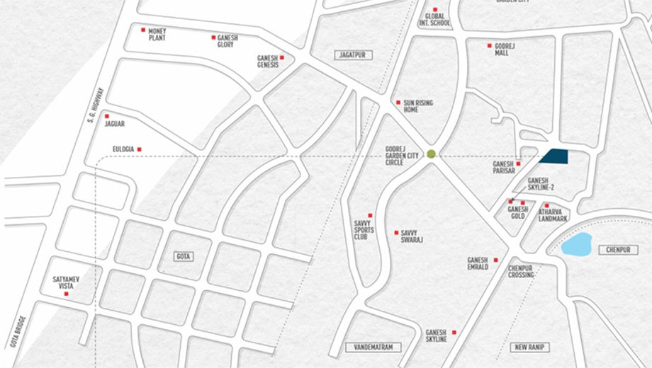 Location of Commercial Sudarshan Saket - Image 411888