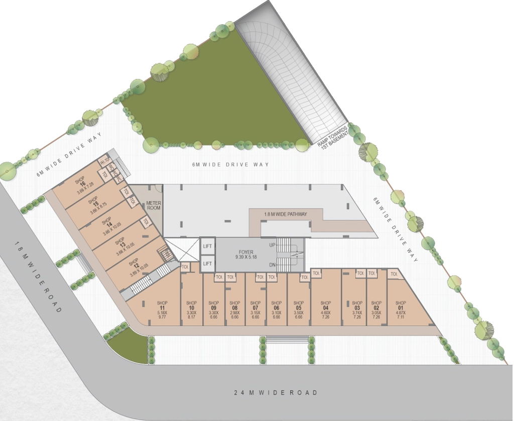 Master Plan of Commercial Sudarshan Saket in Chandkheda, Ahmedabad - Image 411889