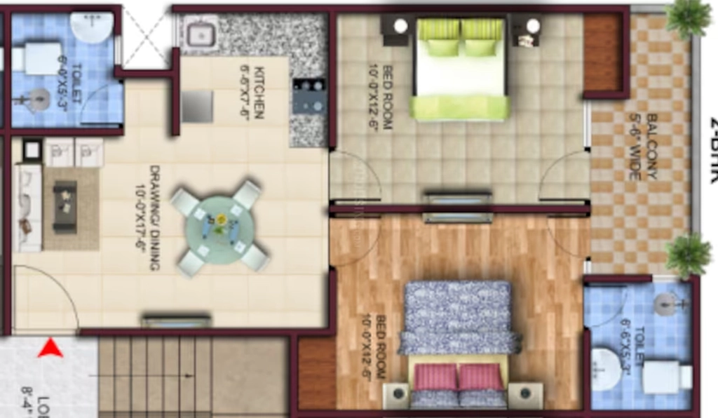 2 BHK Flat in Vihaan Green Heaven in Noida Extention, Greater Noida - Image 921998