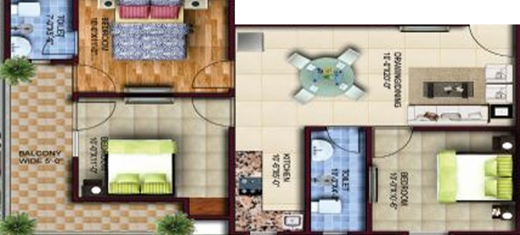3 BHK Flat in Vihaan Green Heaven in Noida Extention, Greater Noida - Image 922000