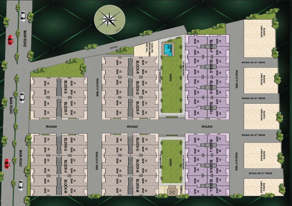 Master Plan of Vihaan Green Heaven in Noida Extention, Greater Noida - Image 411975