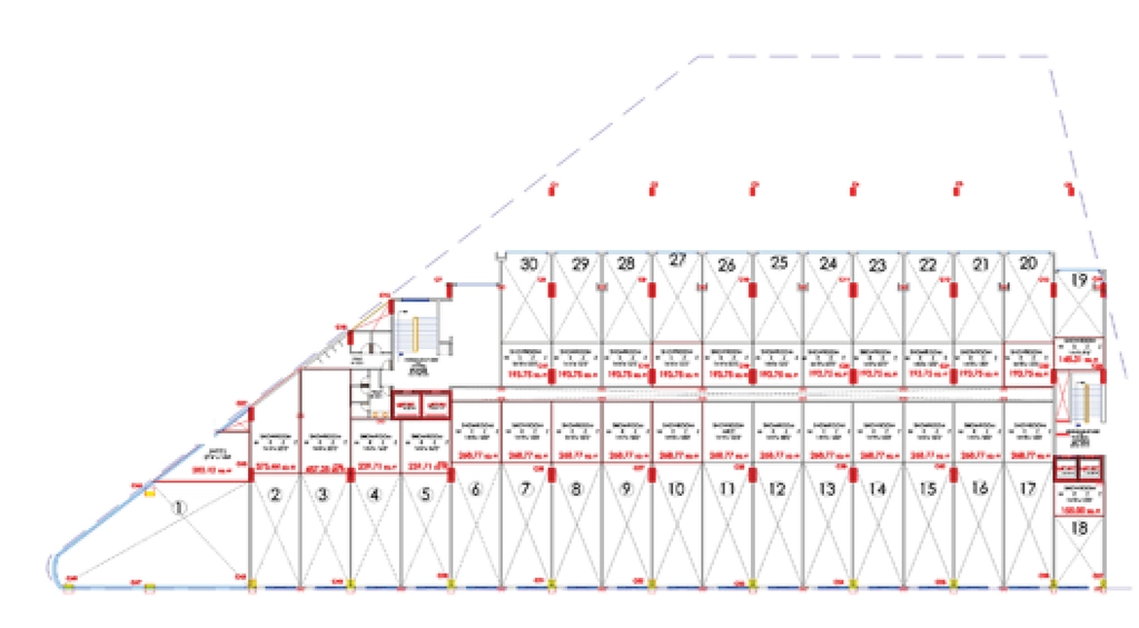 Floor Plan of Vibrant Vini Commercial in Bicholi Mardana, Indore - Image 412419