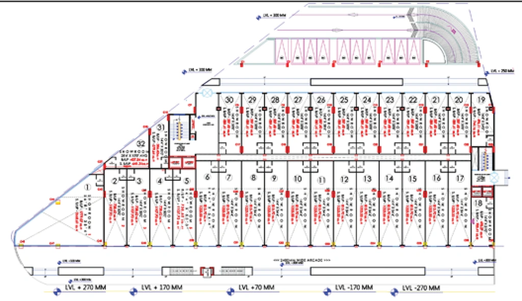Floor Plan of Vibrant Vini Commercial in Bicholi Mardana, Indore - Image 412418