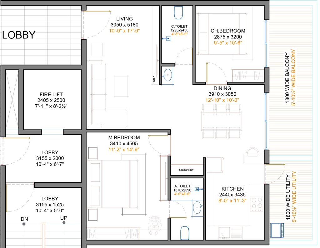 2 BHK Flat in Varahi One in Chandanagar, Hyderabad - Image 922013