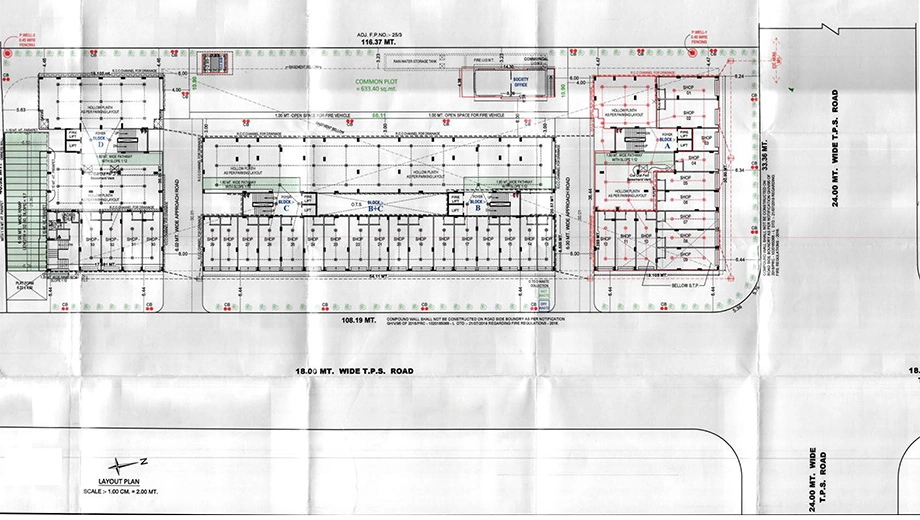 Master Plan of Commercial Tricon DS 208 in Vastral, Ahmedabad - Image 412018