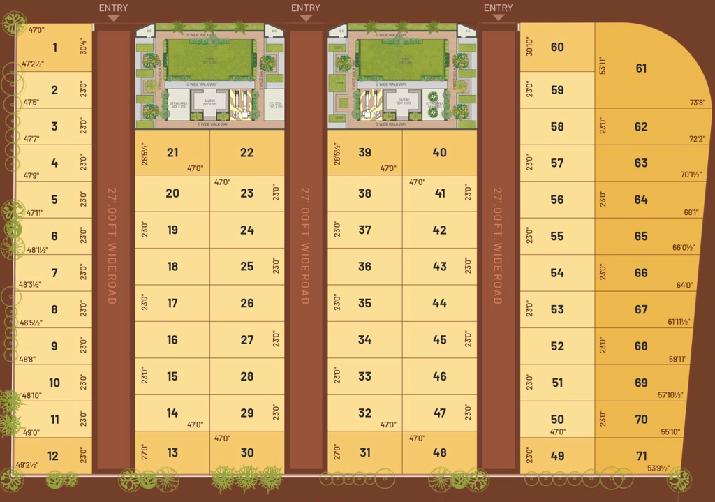 Master Plan of Laxmi Palace in Dabholi, Surat - Image 412054