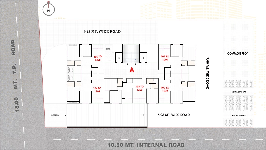 Master Plan of Tvamev Satvam Sky in Hanspura, Ahmedabad - Image 412062
