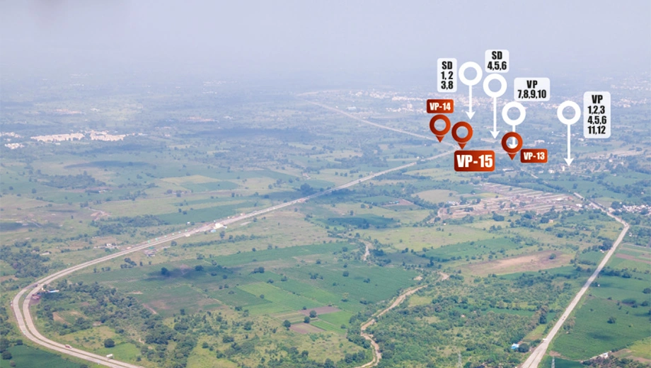 Location of Vrindavan Park 15 in Mihan, Nagpur - Image 412129