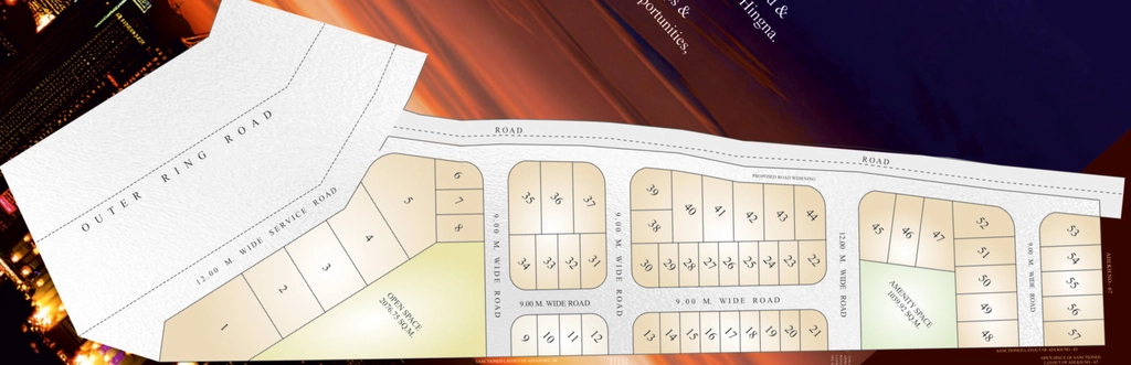 Master Plan of Vrindavan Park 15 in Mihan, Nagpur - Image 412130