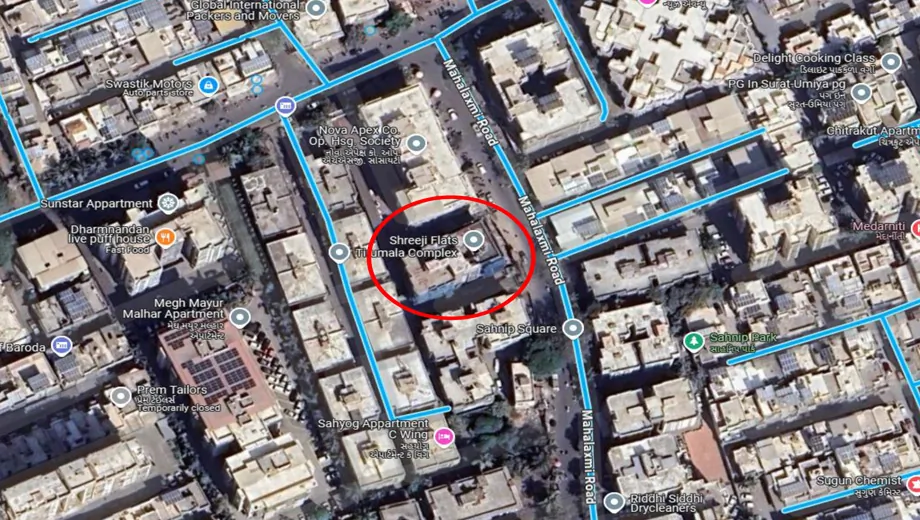 Location of Shreeji Park - Image 412198