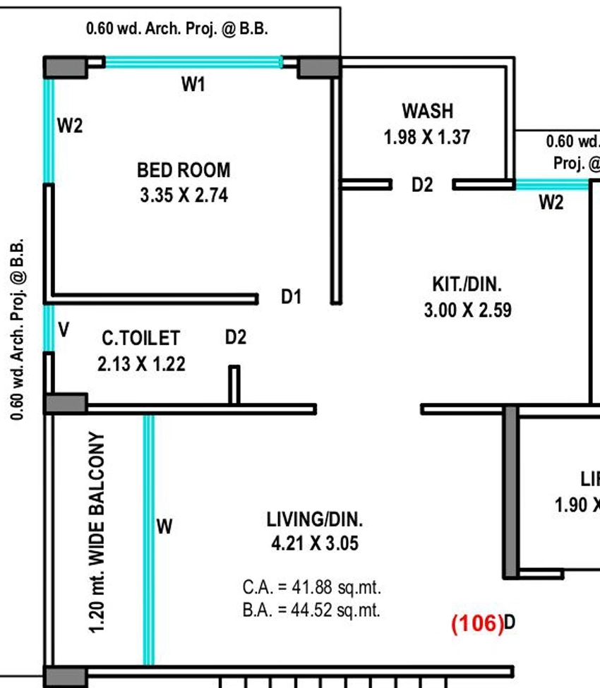 1 BHK Flat in Aagman Pride in Palanpur, Surat - Image 922180