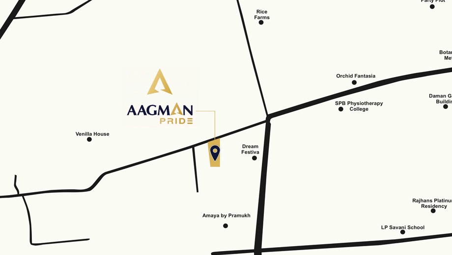 Location of Aagman Pride in Palanpur, Surat - Image 412238