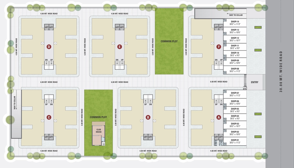 Master Plan of Dev Vedant Residency 2 in Vastral, Ahmedabad - Image 412322