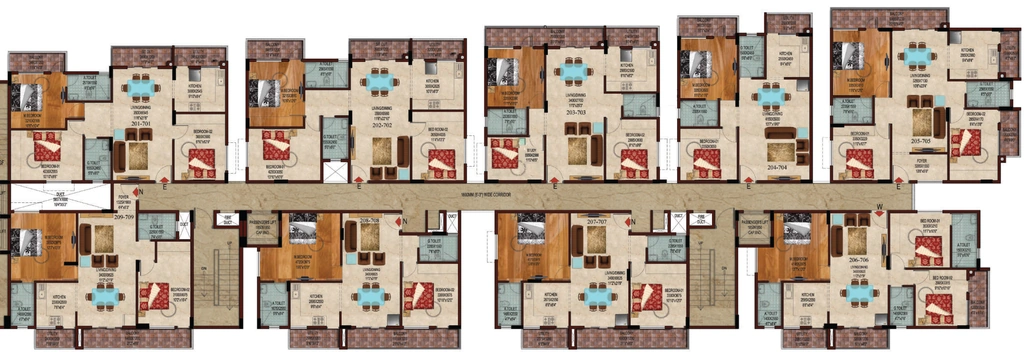 Floor Plan of Eternity Aspire in Kengeri, Bangalore - Image 412306