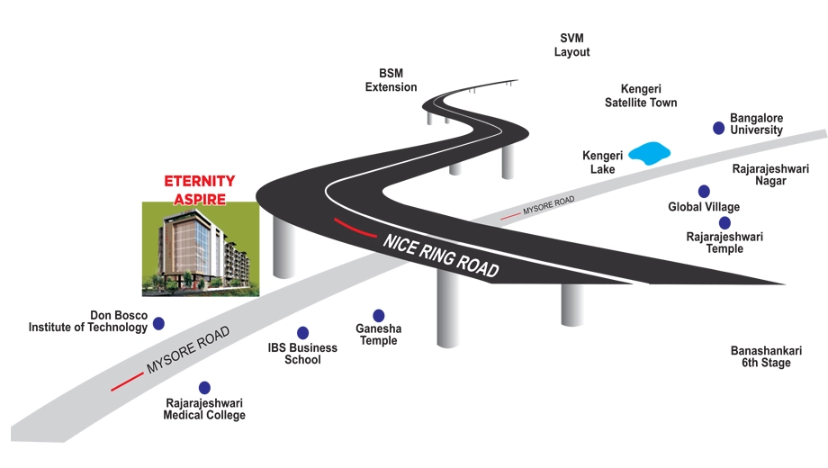Location of Eternity Aspire in Kengeri, Bangalore - Image 412305