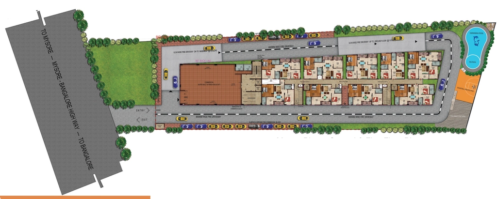 Master Plan of Commercial Eternity Aspire in Kengeri, Bangalore - Image 412311