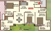3 BHK Flat in Eternity Fortune in Ramanagara, Bangalore - Image 922217