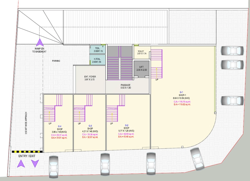 Master Plan of Avenue 294 in Athwa, Surat - Image 412247