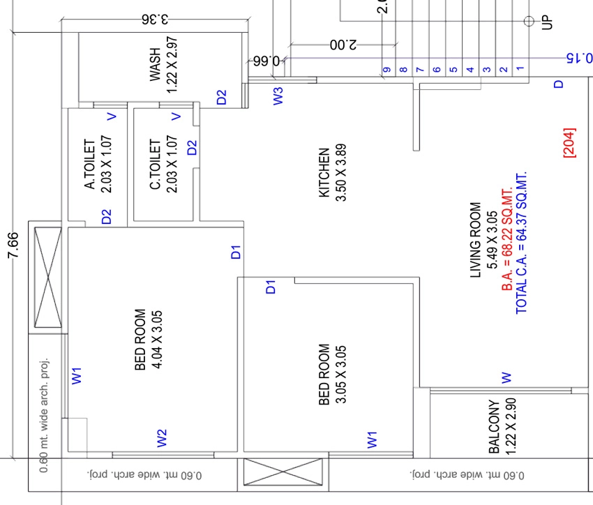 2 BHK Flat in Siddheshwar Bilipatra Heights in Mota Varachha, Surat - Image 922190