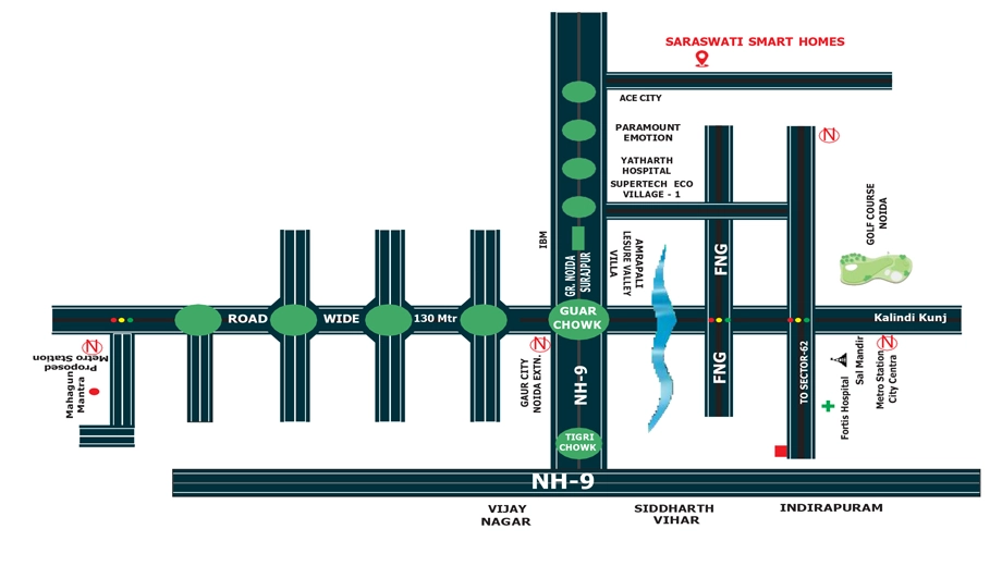 Location of Saraswati Smart Homes - Image 412999