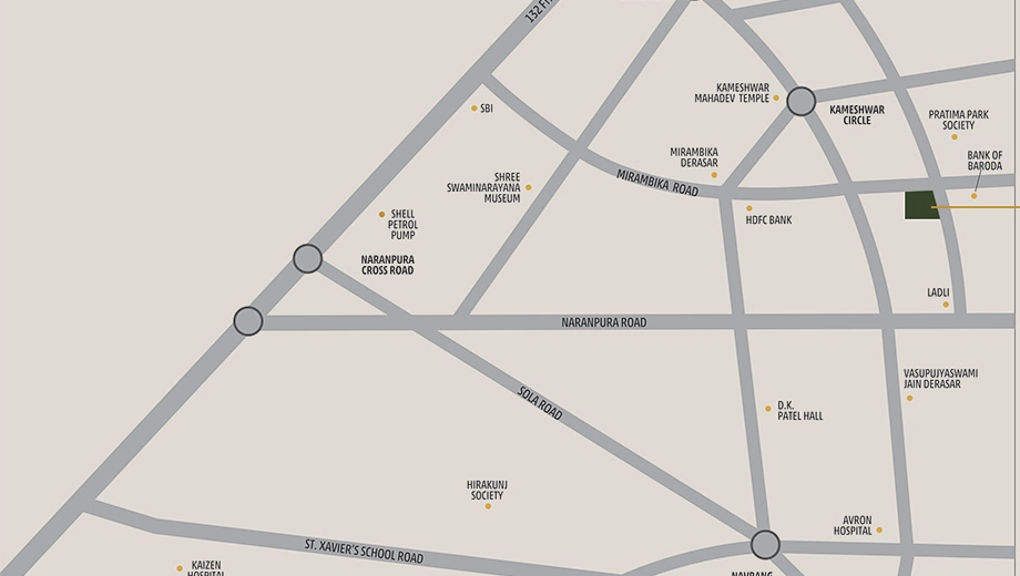 Location of Commercial Balaji Aavyan - Image 412407