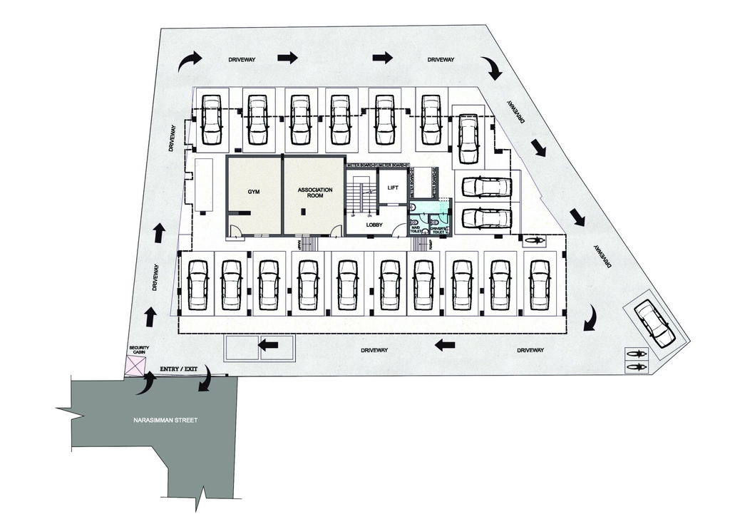 Master Plan of DAC Madison in Nungambakkam, Chennai - Image 412432
