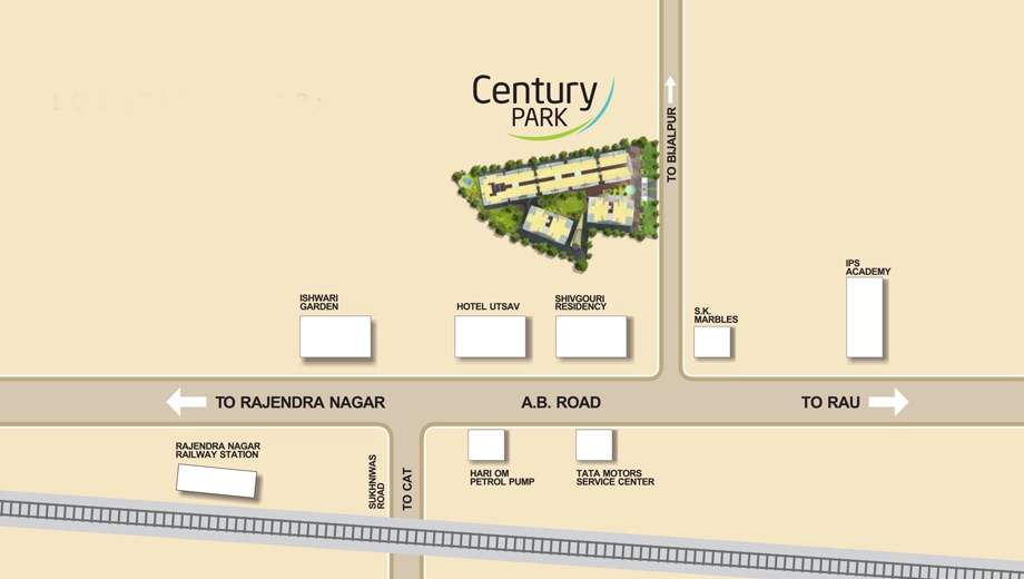 Location of Shri Century Park - Image 412756