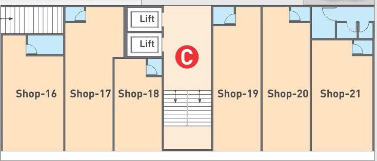 Floor Plan of Commercial Krishna Crown 140 in Nana Chiloda, Ahmedabad - Image 412456