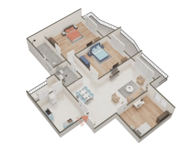 2 BHK Flat in M Chugh Grande Exotica in Bicholi Mardana, Indore - Image 922429
