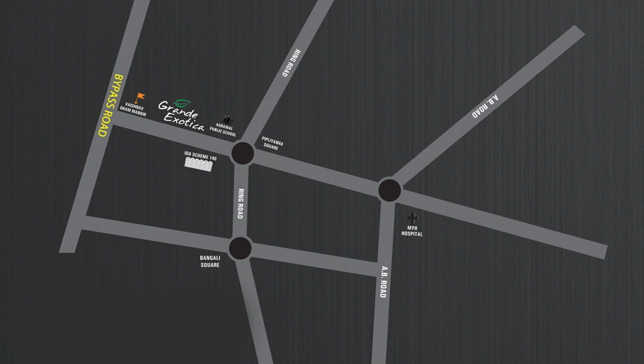 Location of M Chugh Grande Exotica - Image 412930
