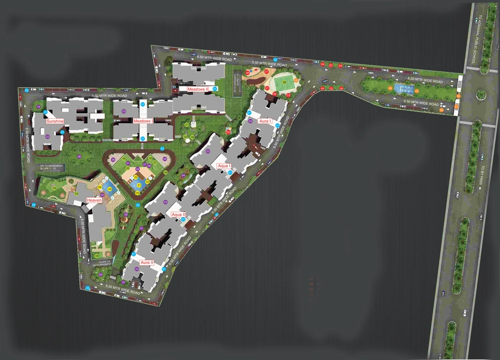 Master Plan of M Chugh Grande Exotica in Bicholi Mardana, Indore - Image 412931