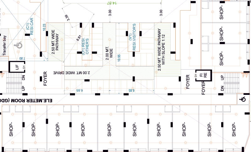 Floor Plan of Commercial Marjan Avenue in Vatva, Ahmedabad - Image 412476