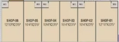Floor Plan of Commercial New Nakshtra Platinum in Hanspura, Ahmedabad - Image 412505