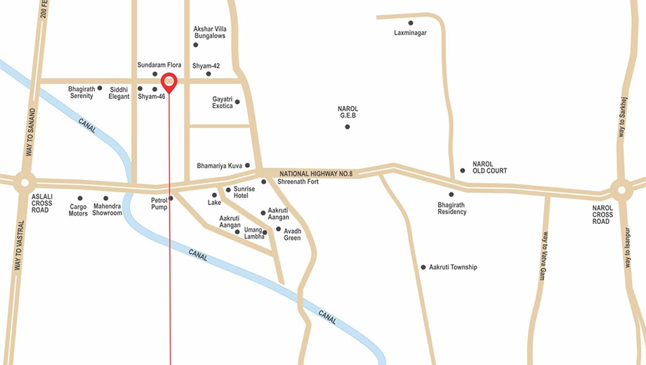 Location of RJ Sanskruti Heights - Image 412551