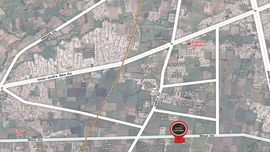 Location of Green Karunesh Luxuria - Image 412557