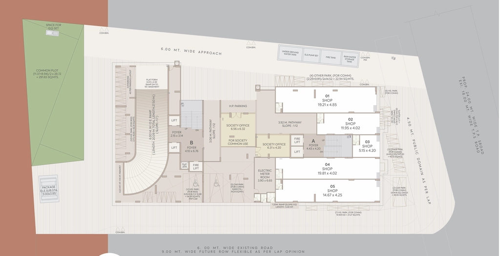 Master Plan of Commercial Setu The Orchard in Navrangpura, Ahmedabad - Image 412605