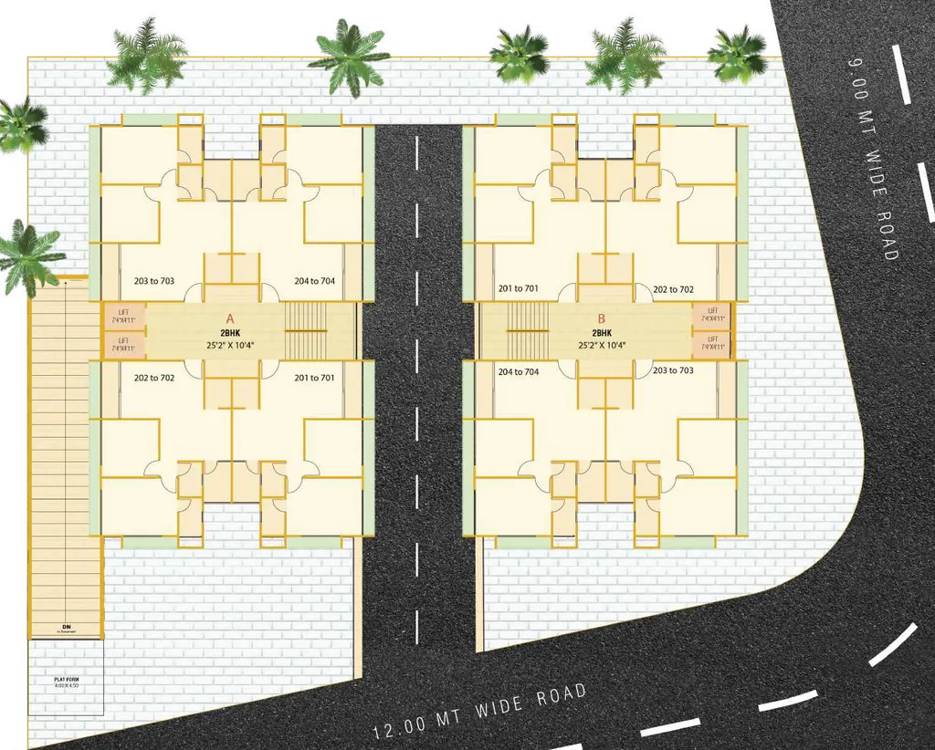 Master Plan of Tvamev Satvam Skyline in Nikol, Ahmedabad - Image 412632