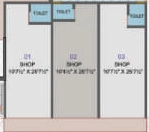 Floor Plan of Commercial Vastu Radhe Parijat in New Maninagar, Ahmedabad - Image 412652