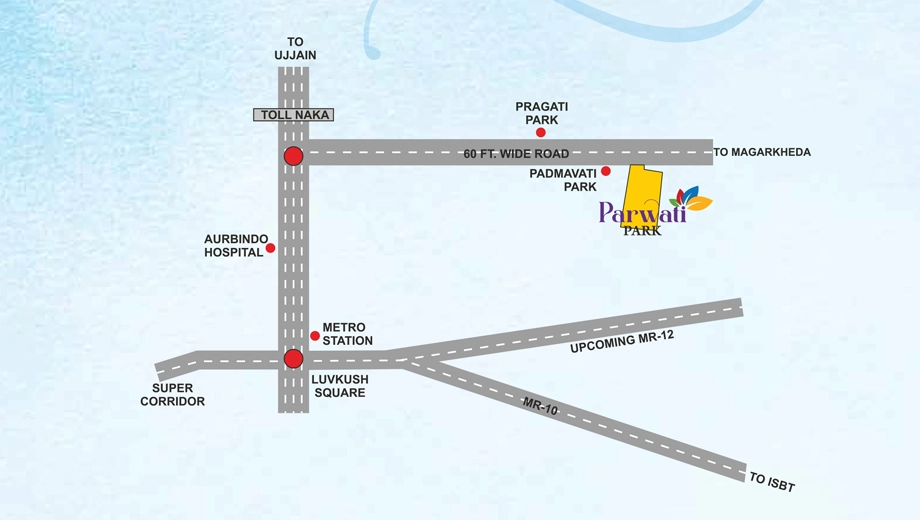 Location of Shikhar Parwati Park - Image 412679
