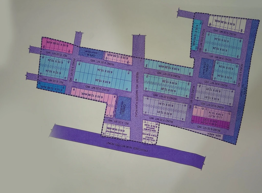 Master Plan of VR Aurika Greens in Mhow, Indore - Image 412715