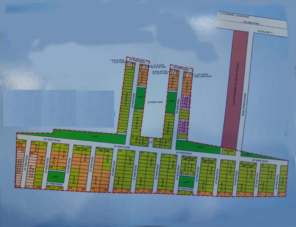 Master Plan of Shanti Vihar in Magarkheda, Indore - Image 412762