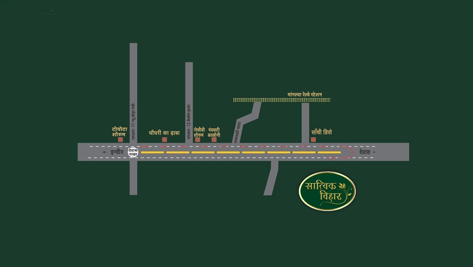 Location of Ruchi Saatvik Vihar in Mangila, Indore - Image 412767