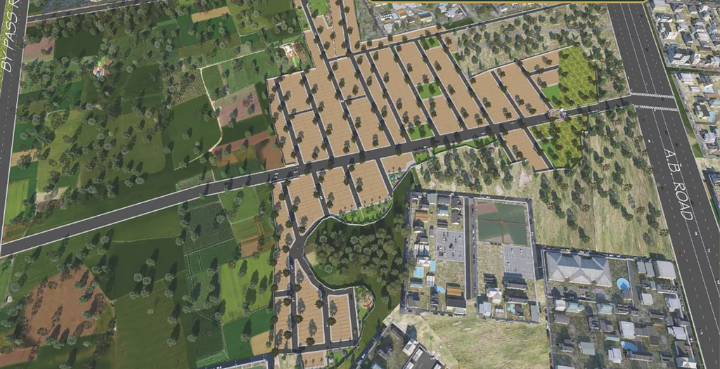 Master Plan of Ruchi Saatvik Vihar in Mangila, Indore - Image 412768