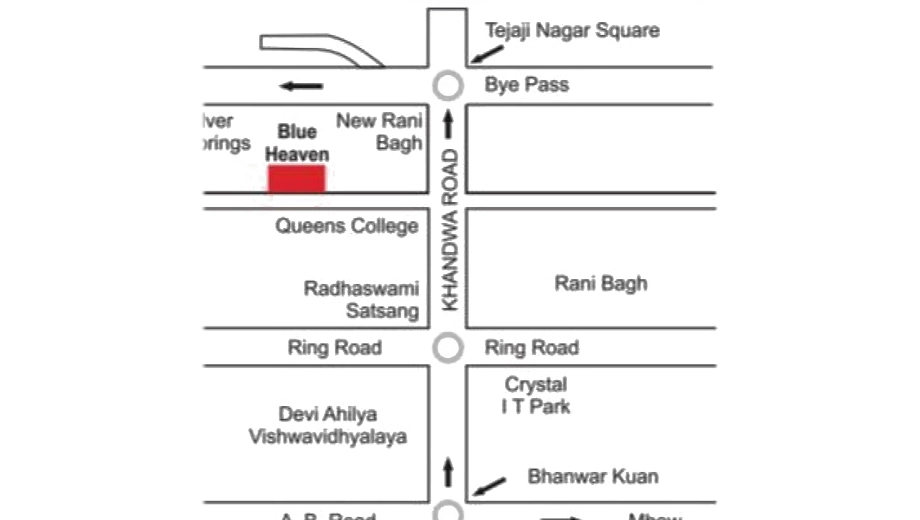 Location of Raheja Blue Heaven - Image 412779