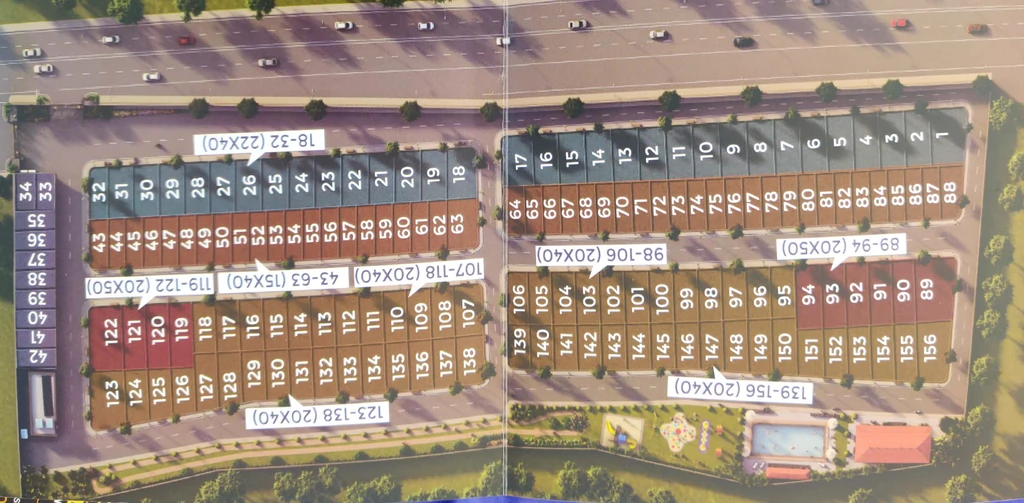 Master Plan of Tirupati Greens in Niranjanpur, Indore - Image 413170