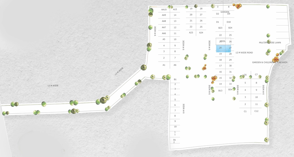 Master Plan of Skye Florence in Nipania, Indore - Image 413163
