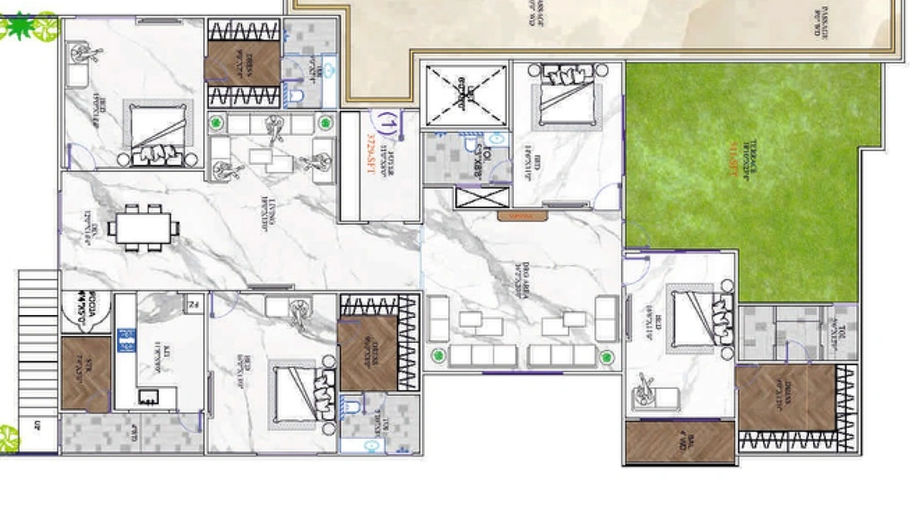 4 BHK Flat in D2R Shekhar Global in Nipania, Indore - Image 922482