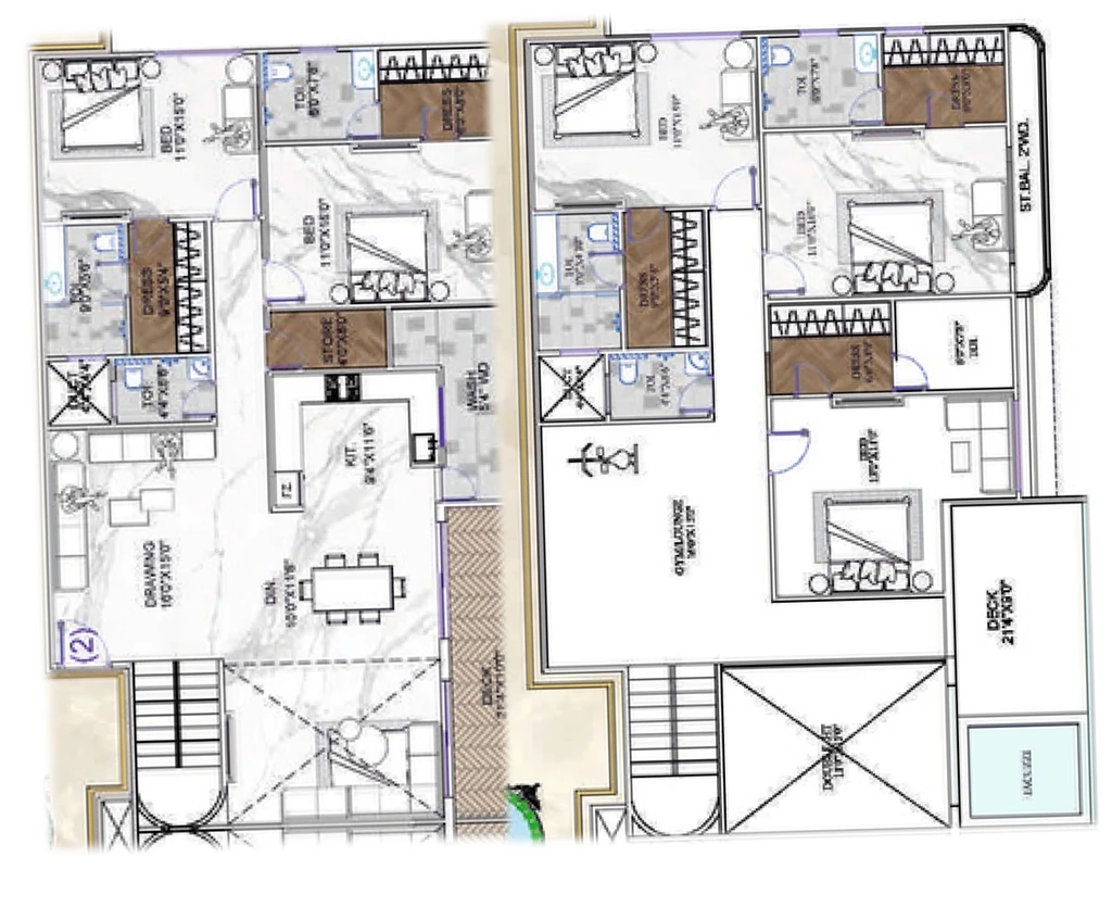 5 BHK Flat in D2R Shekhar Global in Nipania, Indore - Image 922483